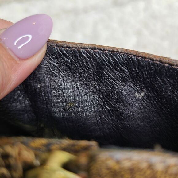 Vince Camuto Brown VC-Night‎ Peep-toe Booties sz 6 - Picture 9 of 9